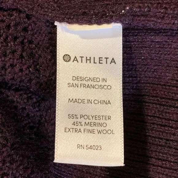 Athleta Women's Verona Auberge 352965-02‎ Merino Wool Blend Hoodie Size XS - Picture 7 of 11